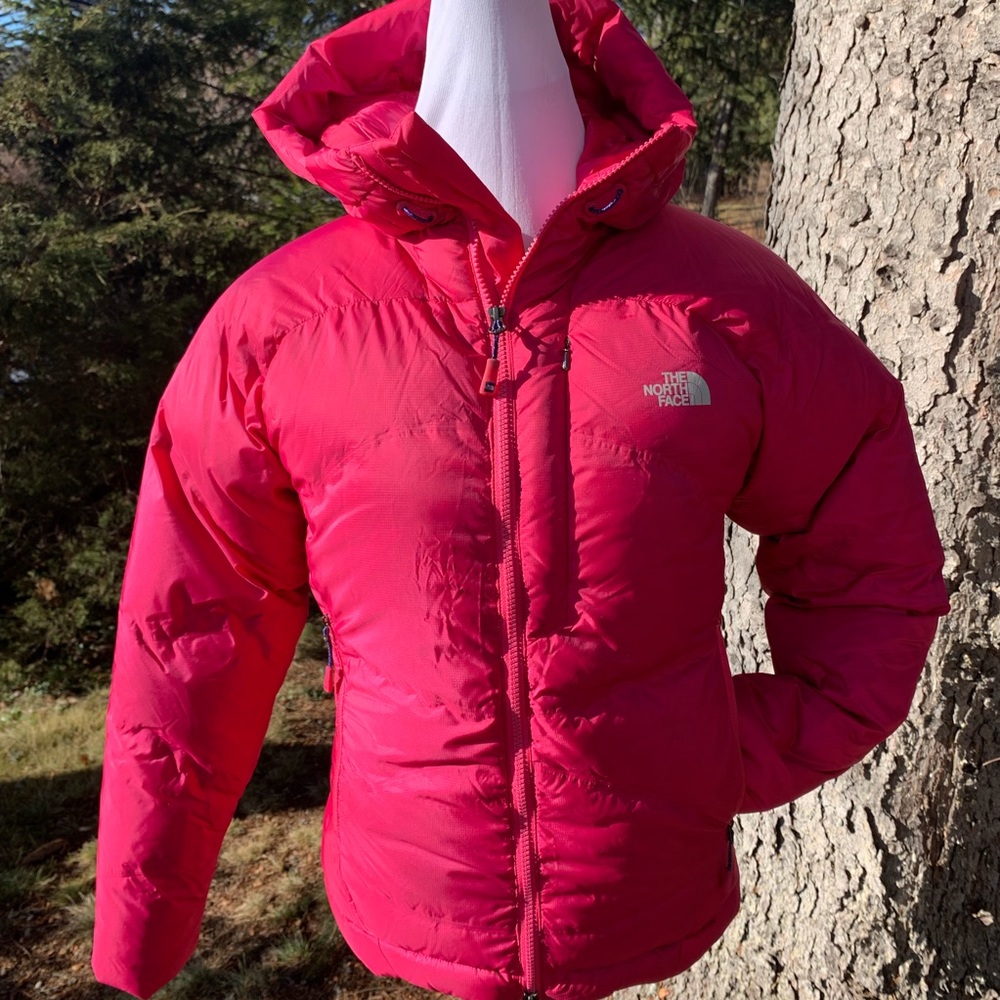 The north face summit series down parka pink XS